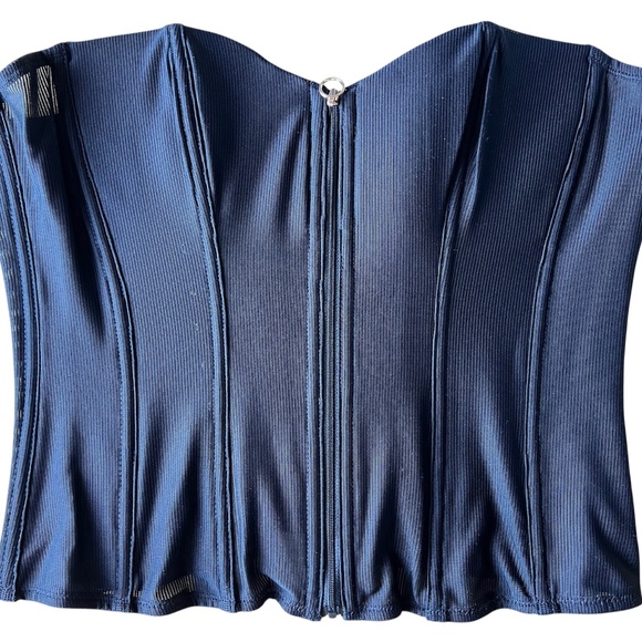 Boss Babe Essential Black Corset with detachable sleeves and garters “BNWT” - Picture 1 of 6